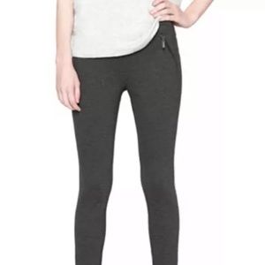 Matty M gray ponte faux pocket pants M